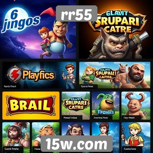 Jogos mais populares no rr55 e suas características